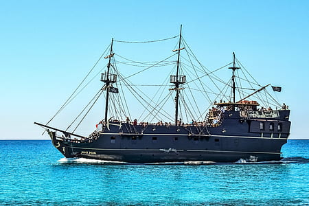 gray ship on body of water thumbnail