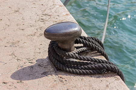 black rope on pier thumbnail