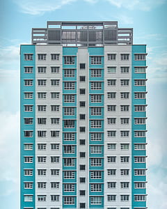 white and blue building thumbnail