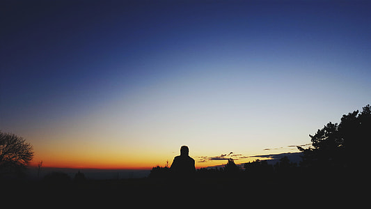 silhouette photo of man thumbnail