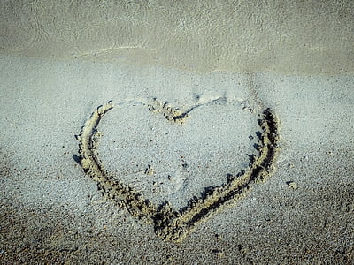 sand with heart shape thumbnail