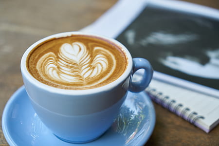 cappuccino in white ceramic mug thumbnail