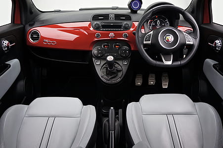 black and red vehicle interior thumbnail