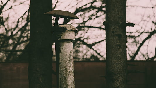 Selective Photography of White Metal Pole thumbnail