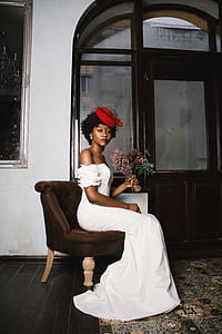 fashion, woman, girl, sitting thumbnail