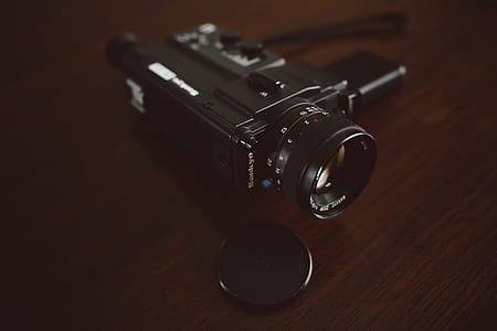 black camcorder on table thumbnail