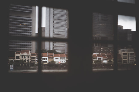 grayscale photography of concrete building thumbnail