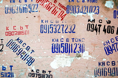 red wall with numbers thumbnail