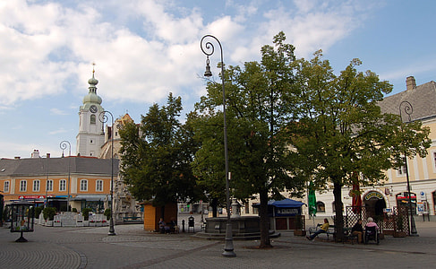 Main square of Neunkirchen, Austria thumbnail