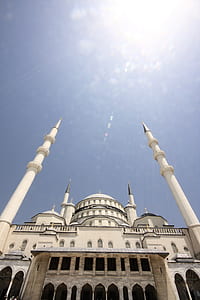 low angle photo of white temple thumbnail