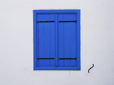 blue wooden casement window thumbnail