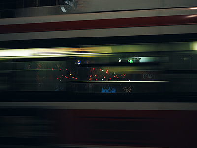 white and red moving train thumbnail