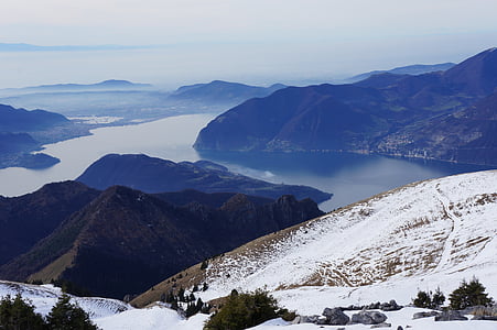 lake surrounded by mountains thumbnail