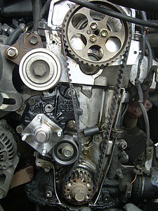 gray and black vehicle engine thumbnail