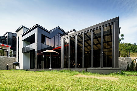 gray and black 2-storey house thumbnail