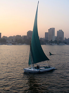 A boat in the Nile, Cairo, Egypt thumbnail