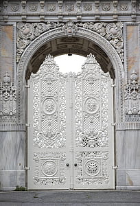 white wooden door thumbnail