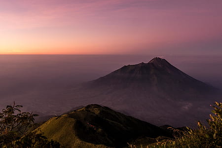 landscape photography of black mountain thumbnail