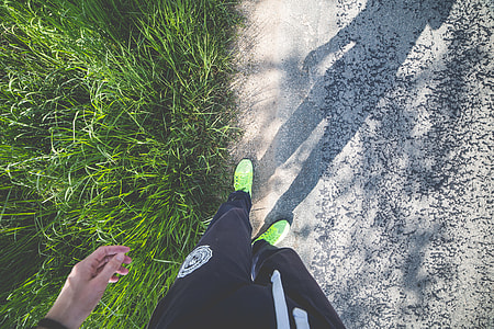 Man in Running Shoes Ready to Run thumbnail