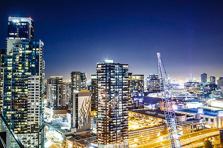 Cityscape and skyscrapers in Southbank, Victoria thumbnail