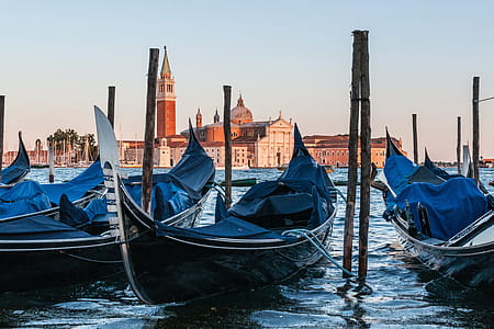 Gondolas in Venice, Italy thumbnail