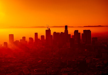 panoramic photography of New York during golden hour thumbnail
