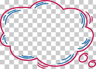 Dialog box Dialogue , Pink cloud dialog box, cloud illustration PNG clipart