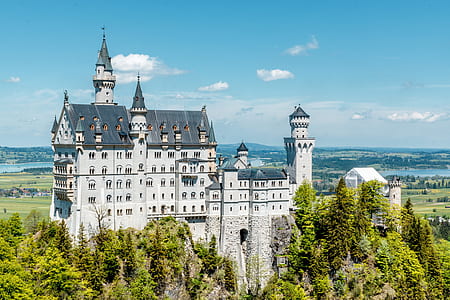 white and gray castle during daytime thumbnail