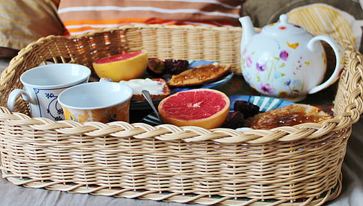 fruits and mugs on top of basket thumbnail