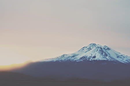 mountain covered with snow thumbnail