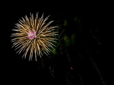 firework display at nighttime thumbnail