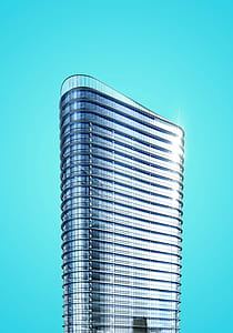 gray curtain wall building thumbnail