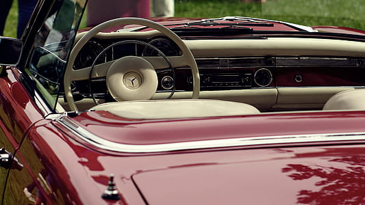 red Mercedes-Benz convertible car thumbnail