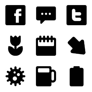 WPZOOM Developer Set svg vector icon sets