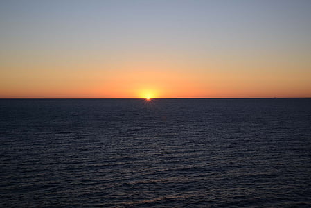 sea with sunset background thumbnail