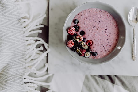 Bowl with yoghurt, gingerbread and fruit thumbnail