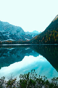 Landscape Photography of Mountain and Body of Water thumbnail