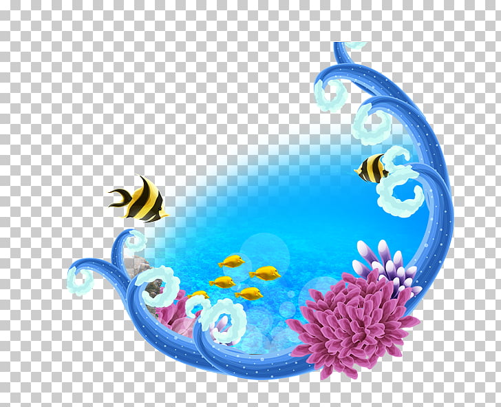 Banner Poster Fish Ocean Yellow Fishes Png Clipart Free