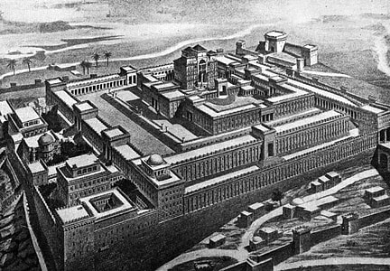 Depiction of the Temple of Solomon in Jerusalem, Israel thumbnail