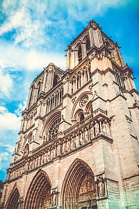 Low-angle Photography of Notre Dame thumbnail