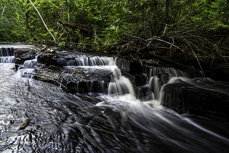 Rushing Water at Joeboy Creek at Sleeping Giant Provincial Park, Ontario thumbnail