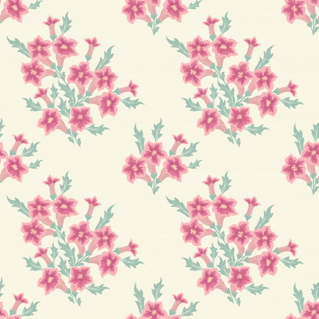 vector flower seamless pattern background elegant texture for