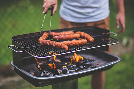 people grilling sausage thumbnail