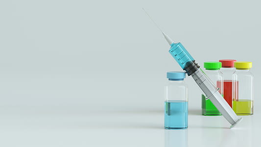 clear plastic syringe with bottles thumbnail