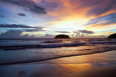 landscape photography of sea waves thumbnail
