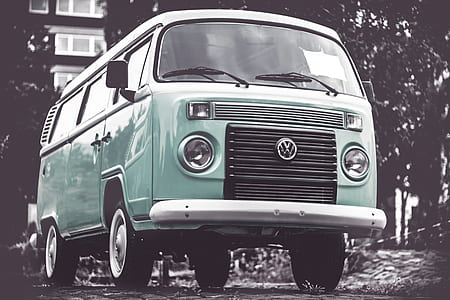 green Volkswagen Kombi thumbnail