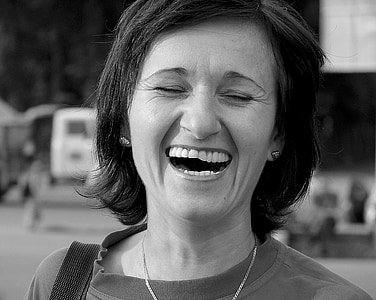 grayscale photo of woman thumbnail