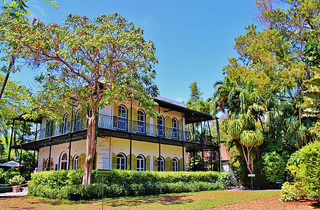 white house near trees at daytime thumbnail