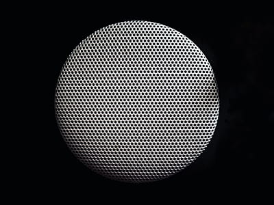 round gray Goggle Home Mini speaker thumbnail