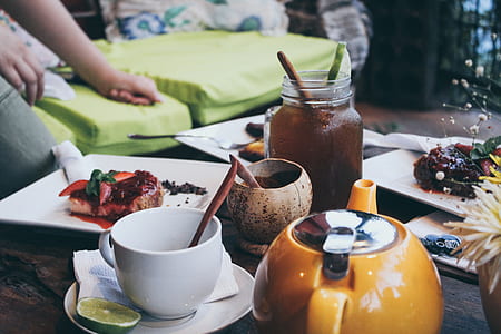 breakfast buffet on table at daytime thumbnail